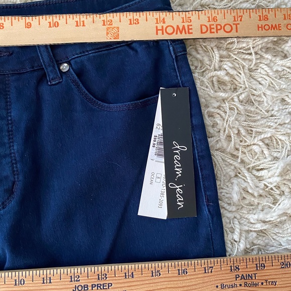 NWT tribal jeans ankle jeggings embroidery, women’s size 8 - Picture 6 of 16